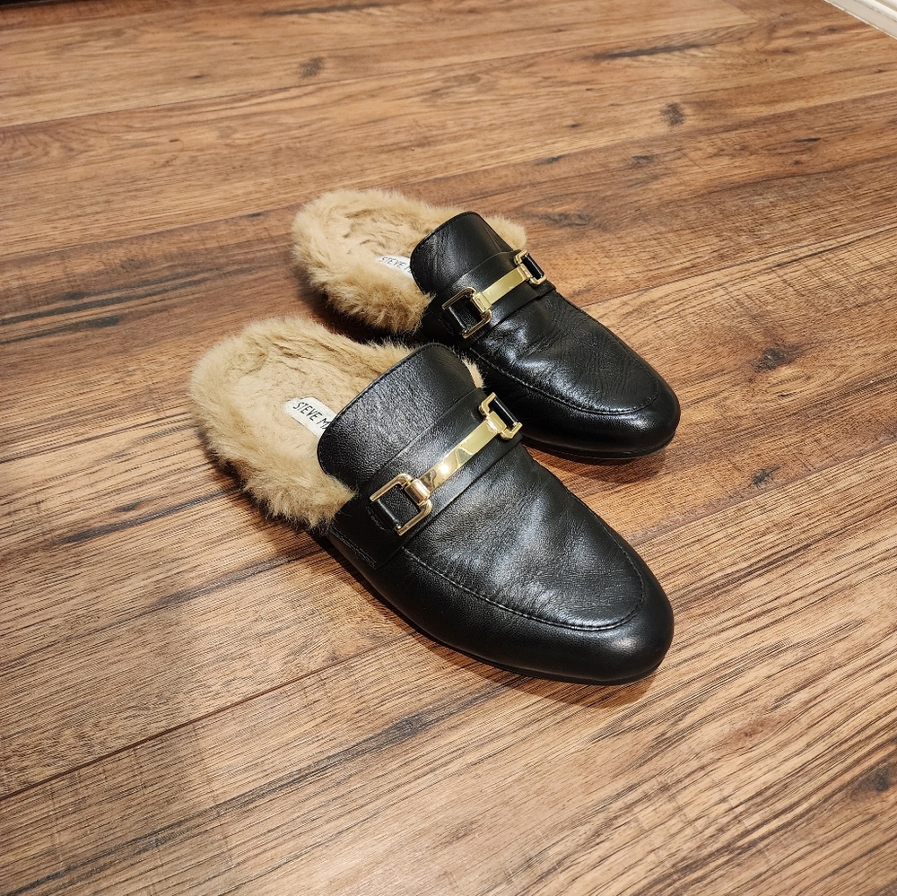 Steve Madden Khloe Black Leather